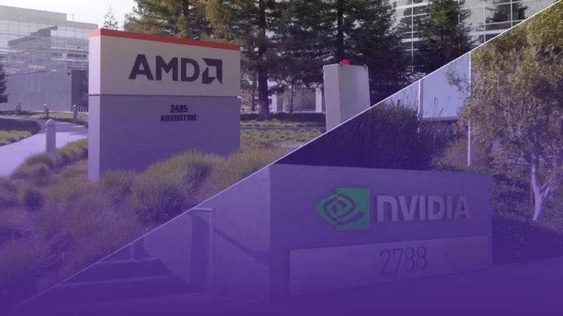 AMD Stock and NVDA Stock.
